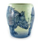 Sally Tuffin for Dennis China Works, Rhinoceros vase