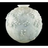 Rene Lalique, a Druide glass vase