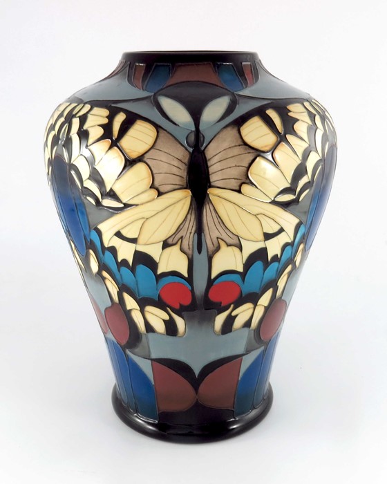 Vicky Lovatt for Moorcroft, a large Swallowtail vase - Image 2 of 6
