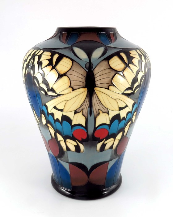 Vicky Lovatt for Moorcroft, a large Swallowtail vase - Image 3 of 6