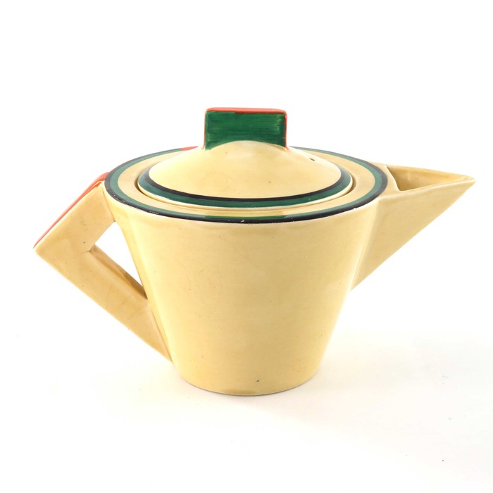 Clarice Cliff for Newport Pottery, a Ravel Conical teapot - Image 3 of 4