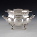 An Imperial Russian silver bowl, St Petersburg 1873