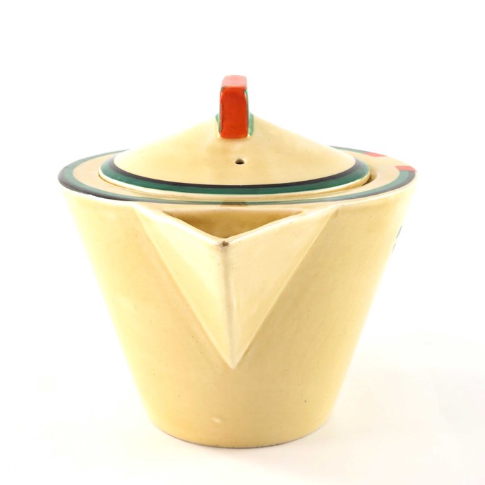 Clarice Cliff for Newport Pottery, a Ravel Conical teapot - Image 2 of 4