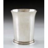 A William and Mary Provincial silver beaker, Scottish or Yorkshire circa 1690