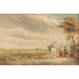 David Cox (1783-1859), Going to Hayfield, watercolour