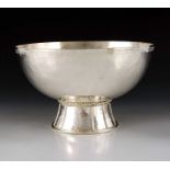 Edward Spencer for the Artificers Guild, an Arts and Crafts silver plated bowl, circa 1915