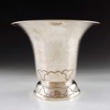 Carl Gustaf Hjulstrom, an Art Deco Swedish silver vase, Stockholm 1926