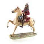 Bernard Winskill for Royal Worcester, an equestrian figure of the Duke of Marlborough