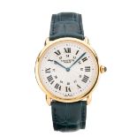 Cartier, an 18ct gold Ronde Louis wrist watch