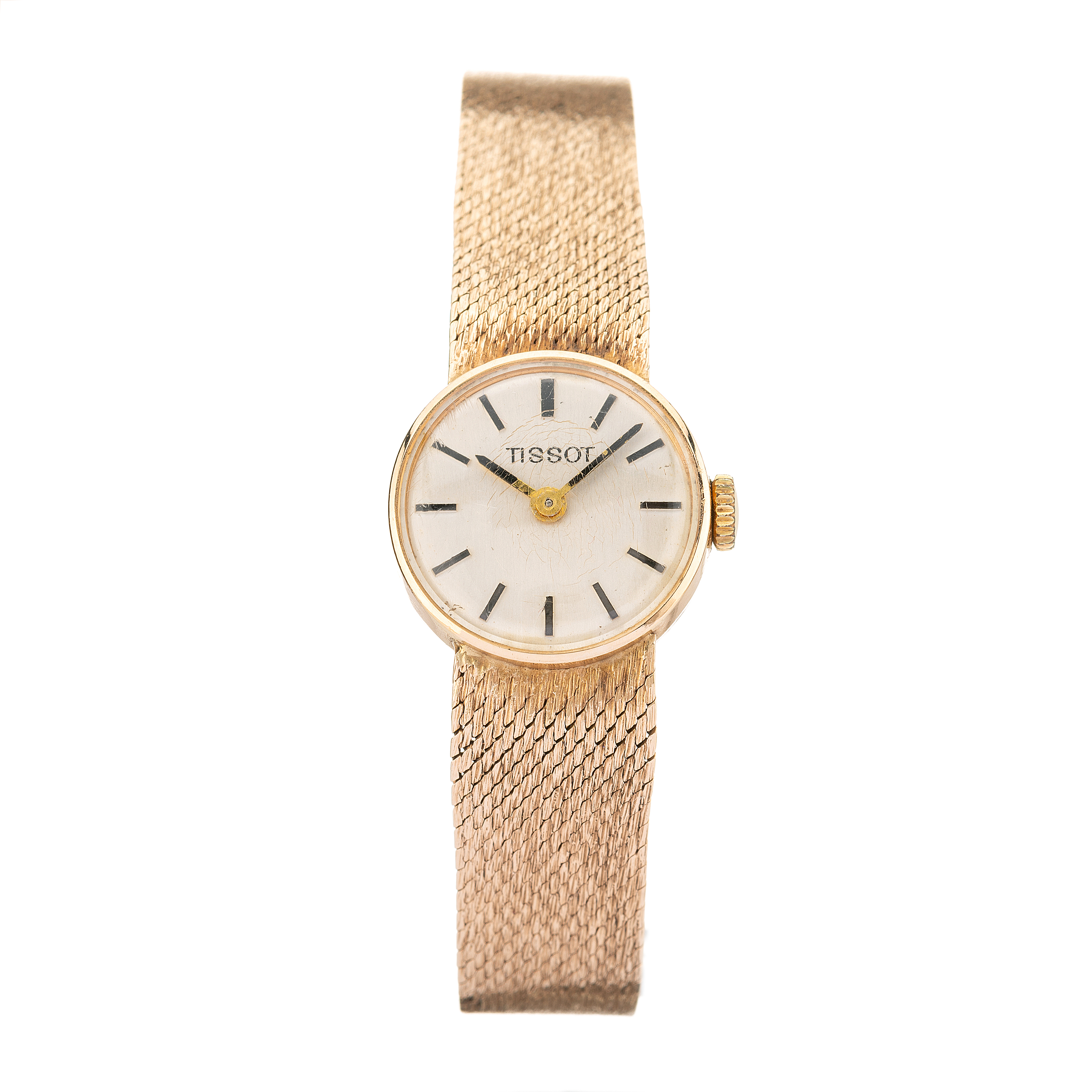 Tissot, a 1970s 9ct gold bracelet watch