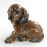 Georg Kuspert for Rosenthal, a figure of a dachshund puppy