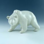 Heinrich Ernst Weisser for Berlin, a blanc de Chine figure of a polar bear