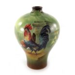 A Royal Bonn hand painted vase