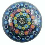 Paul Ysart, a large concentric ring glass paperweight