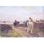 Harold Swanwick (British, 1866-1929), The End of the Day, signed and dated 1898 l.l., oil on