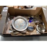 Quantity of various silver ware incl scent bottles Armada dishes