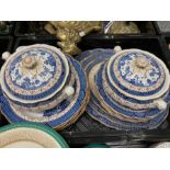 Booths Real Old Willow Pattern dinner service