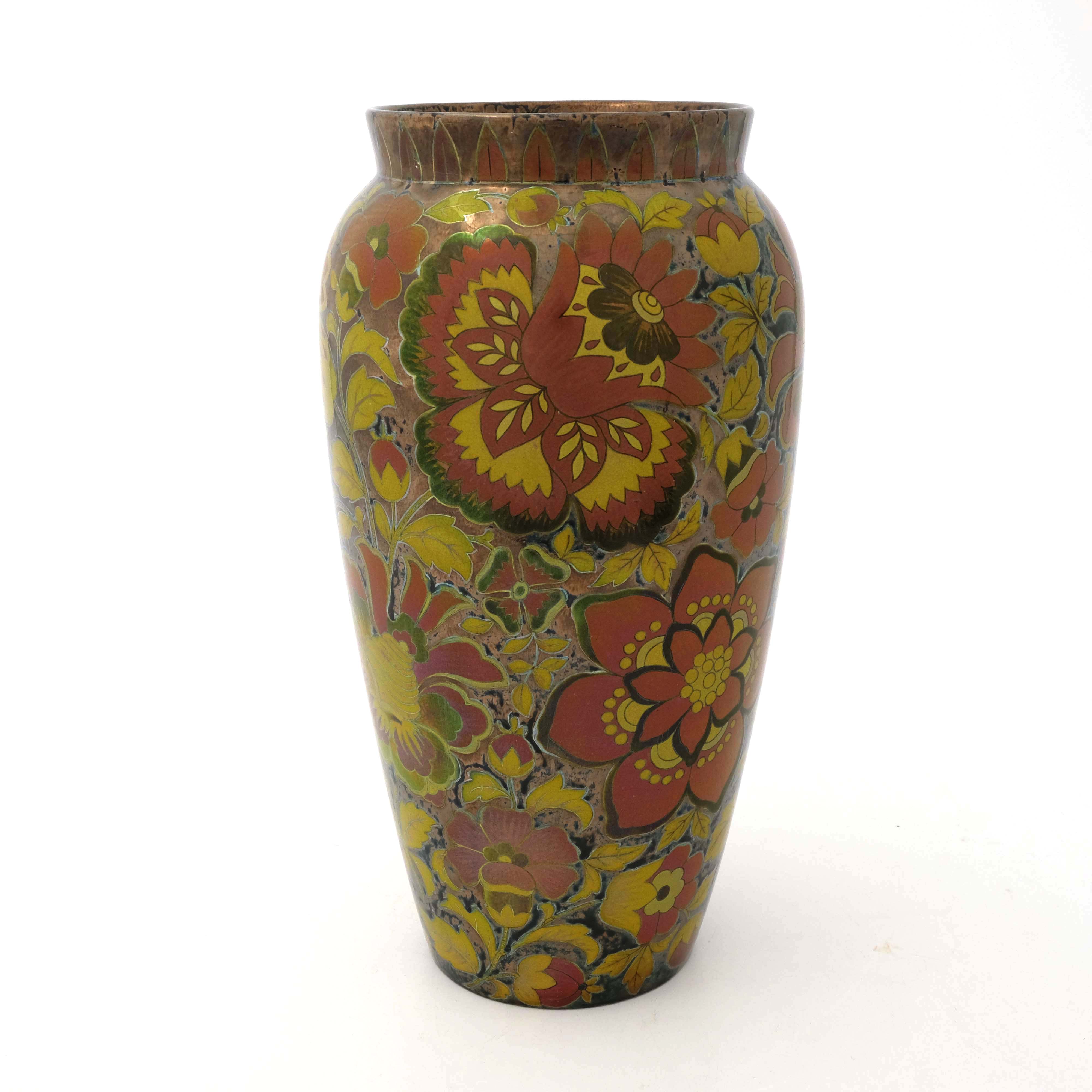 Zsolnay, Pecs, a lustre vase - Image 4 of 6