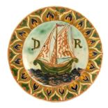 Ruth Bare for Della Robbia, an art pottery plate