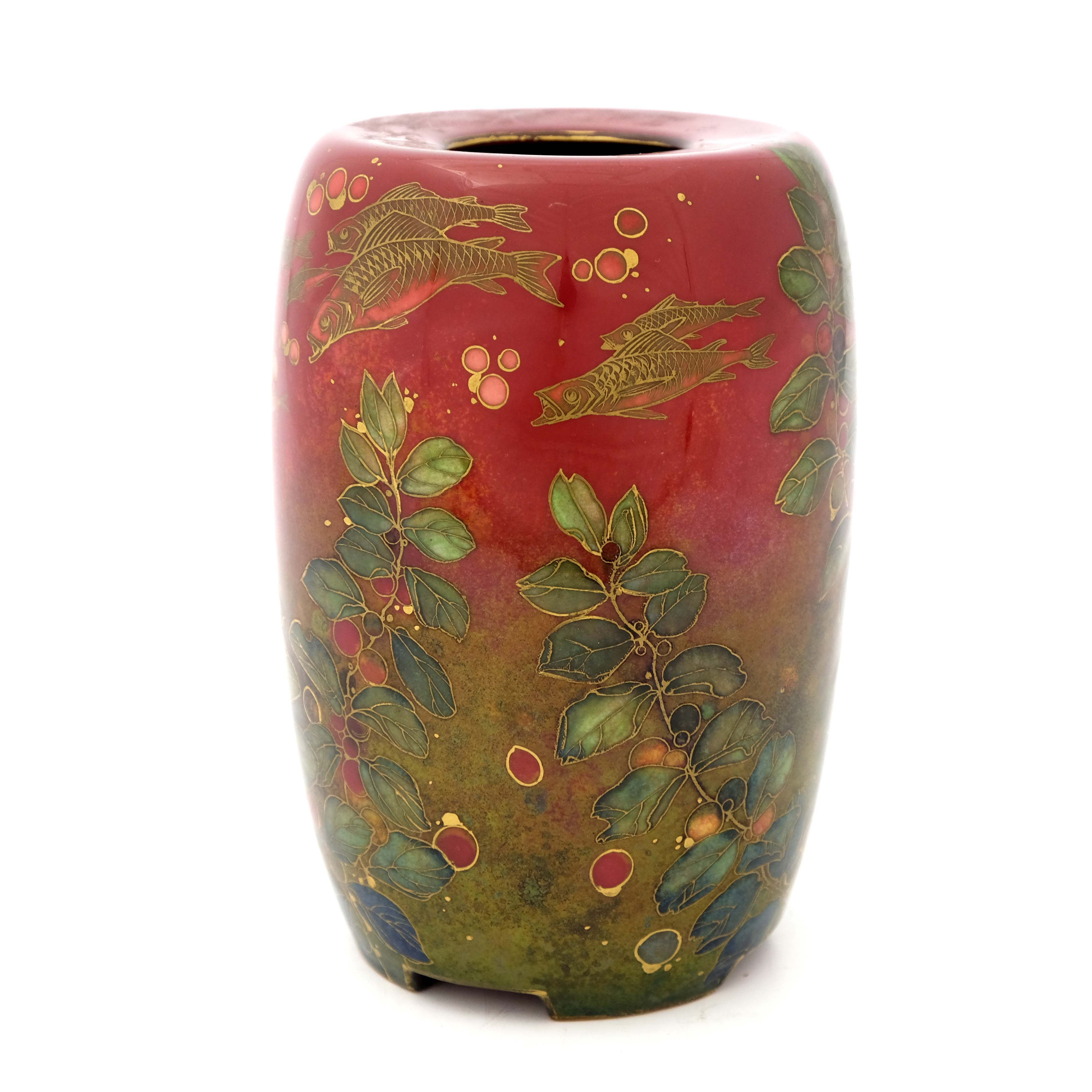 Harry Nixon for Royal Doulton, a Flambe vase - Image 3 of 5