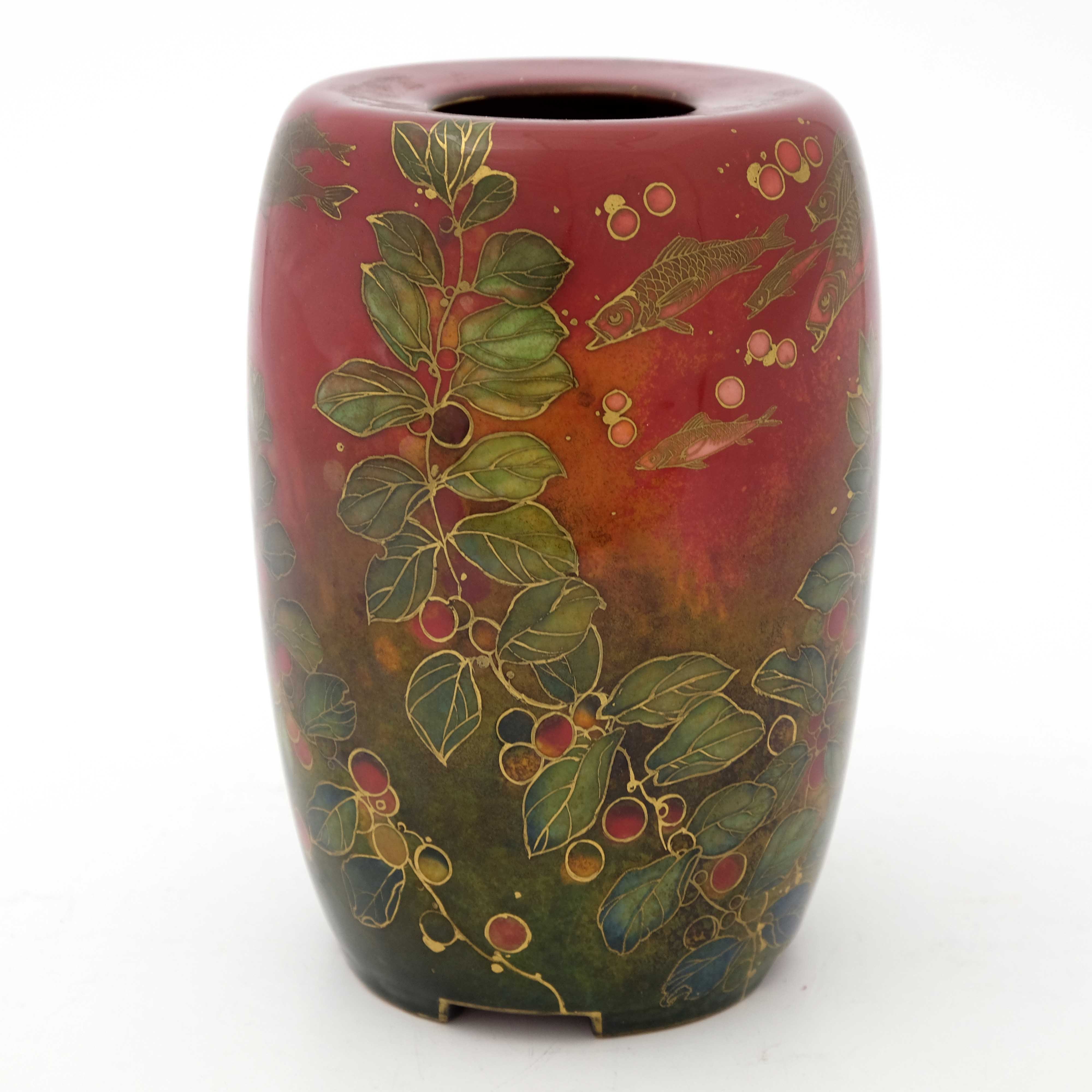 Harry Nixon for Royal Doulton, a Flambe vase - Image 2 of 5