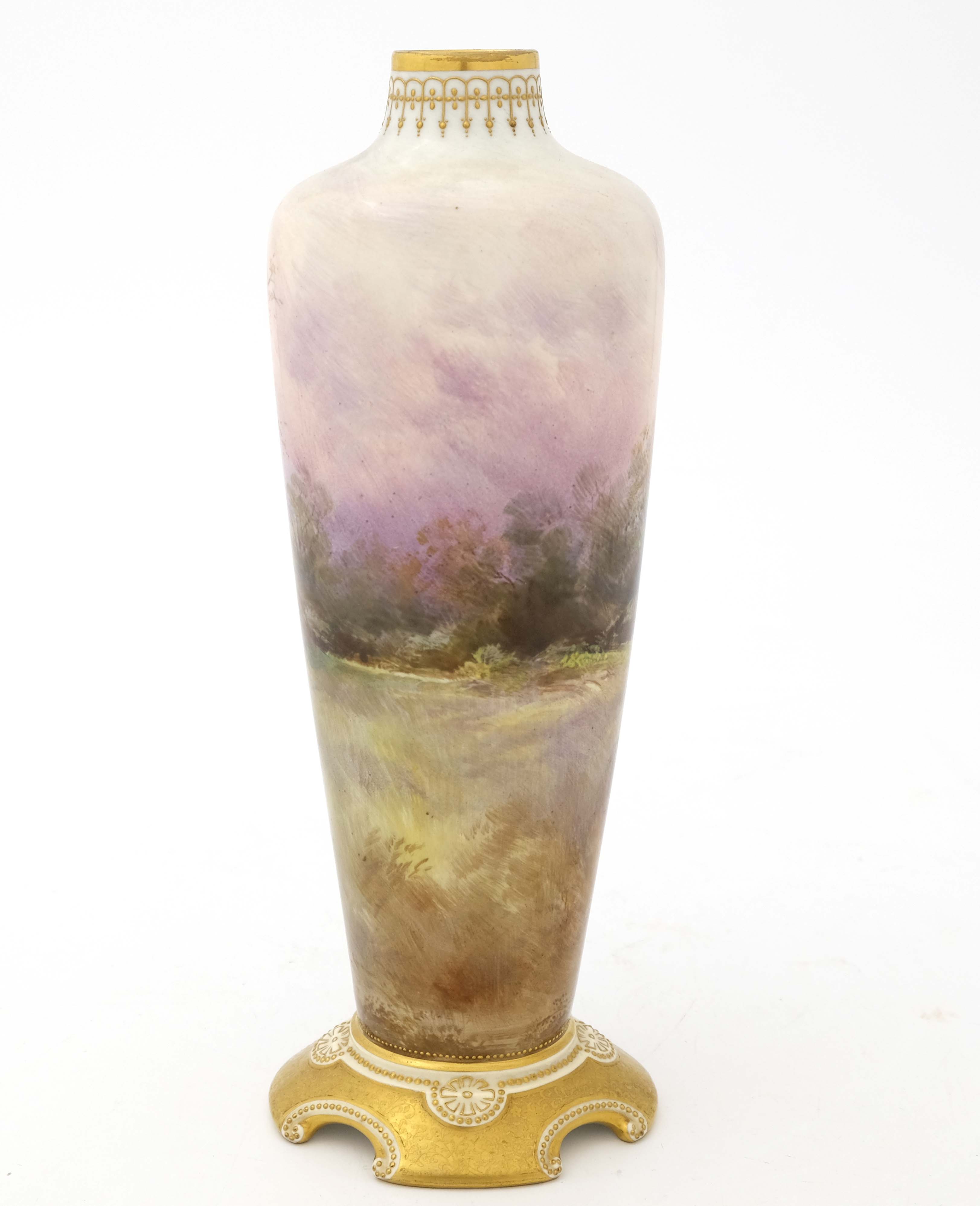 John Hugh Plant for Royal Doulton, a painted vase - Image 3 of 7