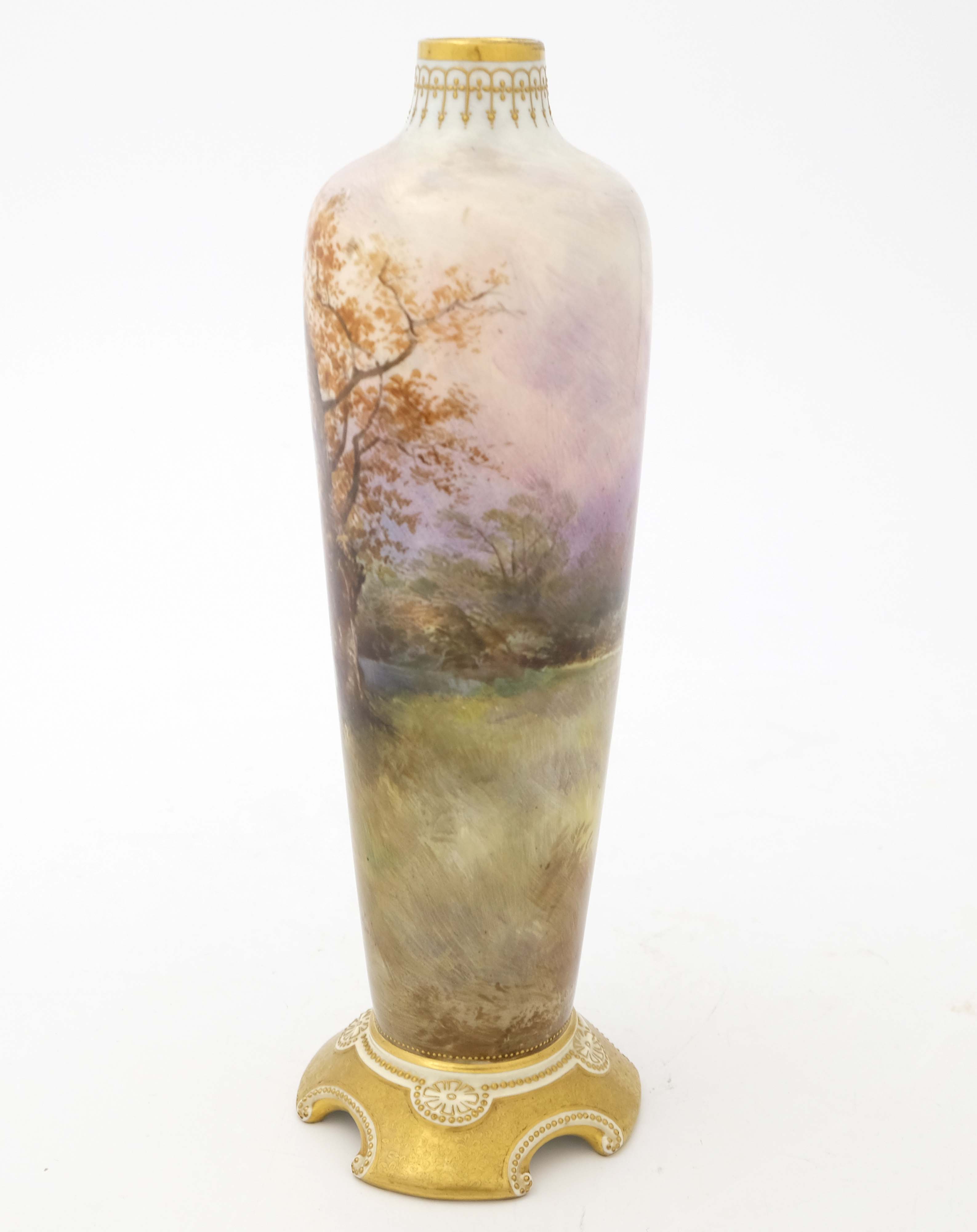 John Hugh Plant for Royal Doulton, a painted vase - Image 2 of 7