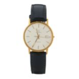Zenith, a 9ct gold quartz wrist watch