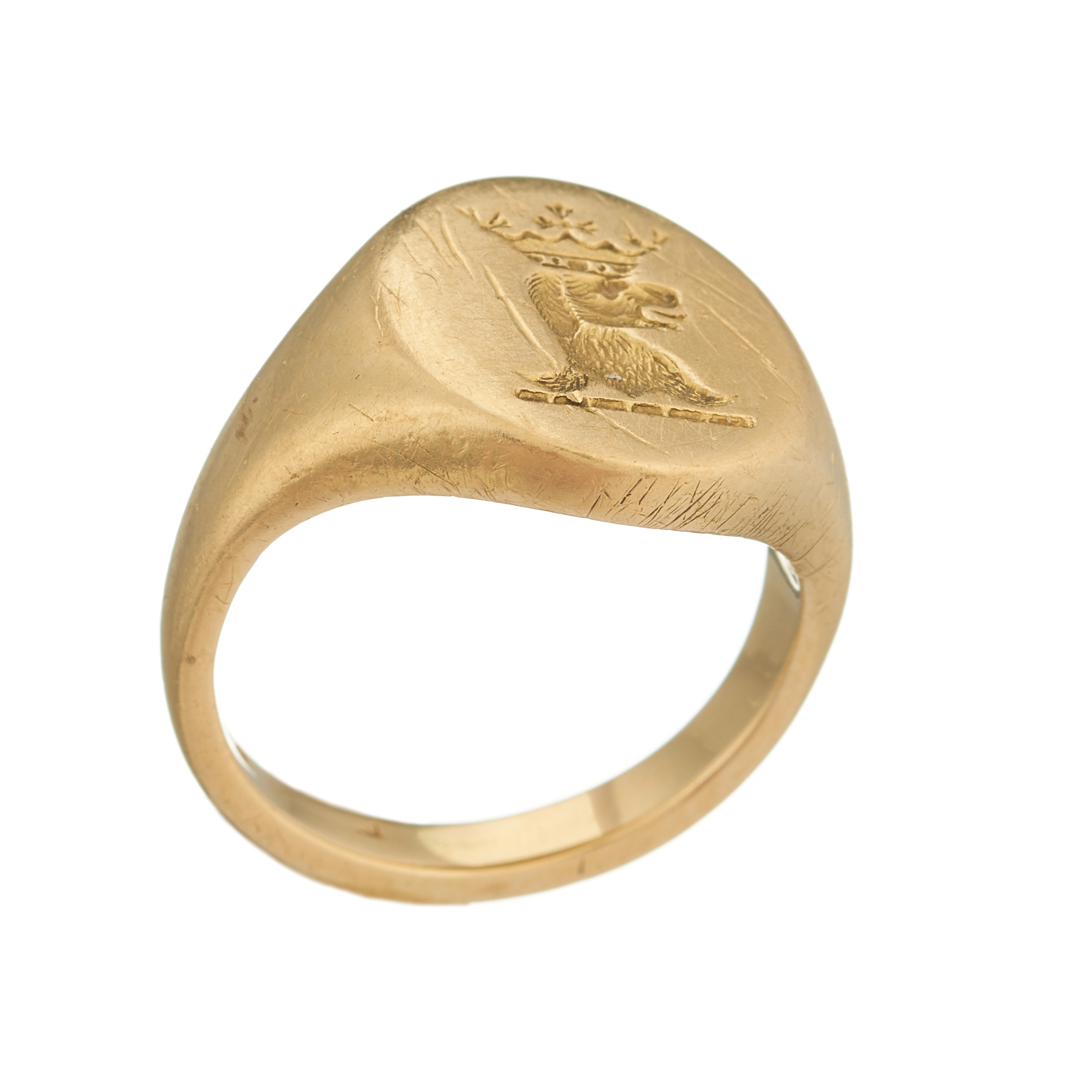 An 18ct gold signet ring - Image 2 of 2