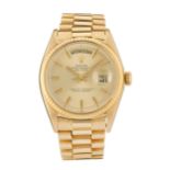 Rolex, an 18ct gold Oyster Perpetual Day-Date bracelet watch