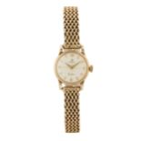 Omega, a 9ct gold Geneve bracelet watch