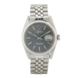 Rolex, a stainless steel Oyster Perpetual Datejust bracelet watch