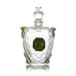 Baccarat for Guerlain, a Flacon de Tortue glass perfume bottle