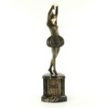 Demetre Chiparus, Bayadere, an Art Deco bronze and