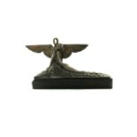 Amedeo Gennarelli, Leda and the Swan, an Art Deco bronze figure group