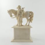 A 19th Century European ivory desk ornament, possi