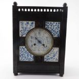 Howell James & Co, London, a late 19th Century bracket clock of Aesthetic Movement design, circa