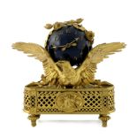 A 19th Century French ormolu bracket clock of Empire design, circa 1870, in the form of an eagle