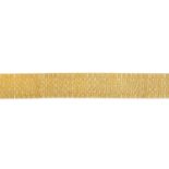 A 1970s gold textured bracelet