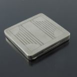 A silver compact