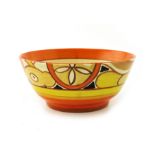 Clarice Cliff for Newport Pottery, a Sliced Fruit bowl,