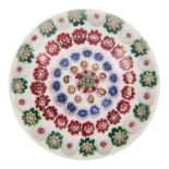 Baccarat, a concentric millefiori glass paperweight