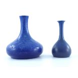 Pilkington, two Royal Lancastrian fruit peel glazed vases