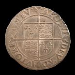 Elizabeth I Shilling, 1582-3 Sixth Issue without rose or date, mm Bell, 6.0g