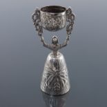 A George V silver wager cup, Birch & Gaydon, London 1936, of traditional Northern European form,