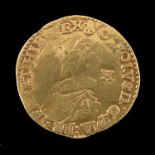 Charles I Double Crown, Tower mint, Group B Second or Third bust 1631-2, Square topped shield, mm A