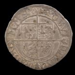 Elizabeth I Shilling, 1595-8 Sixth issue without rose or date, mm Key, 6.2g, ex Seaby's