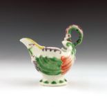 A Worcester Dolphin Ewer cream boat