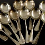 A part canteen of George VI silver flatware, William Hutton and Sons, Sheffield 1946