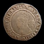 Elizabeth I Sixpence, 1567 Third & Fourth issues, Intermediate bust, mm Lion, 3.0g